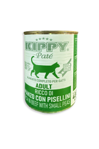 kippy pate Adult rich in beef with small peas 400g